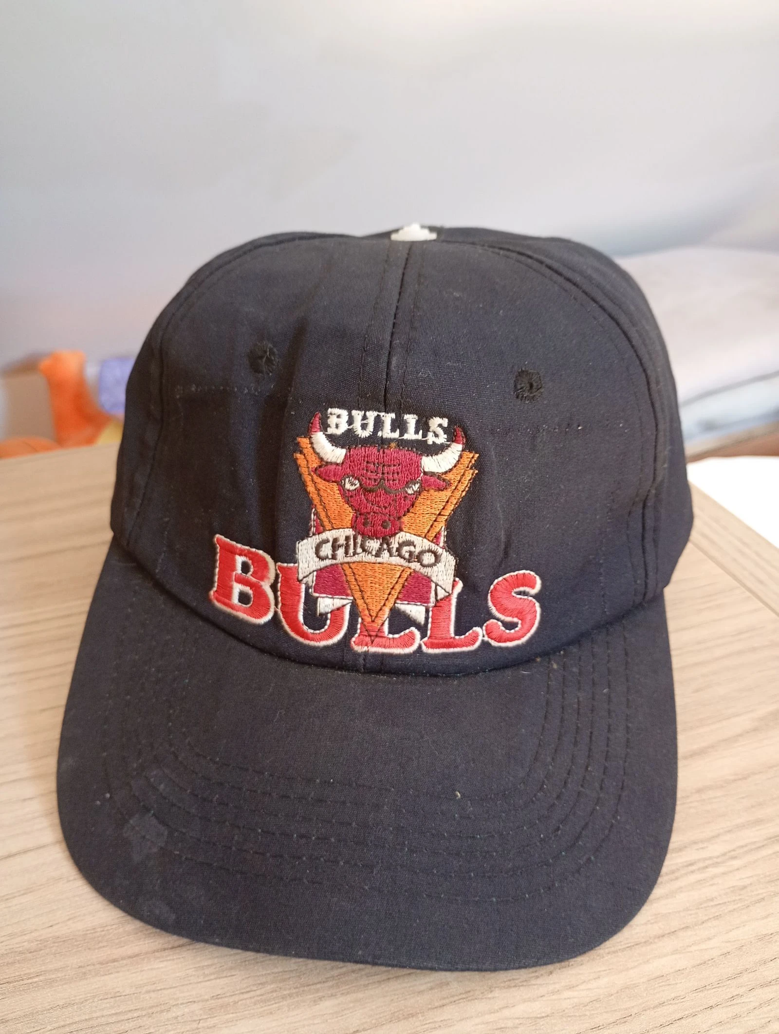 Casquette vintage années 90 snapback Chicago Bulls officiel réglable  – photo 4